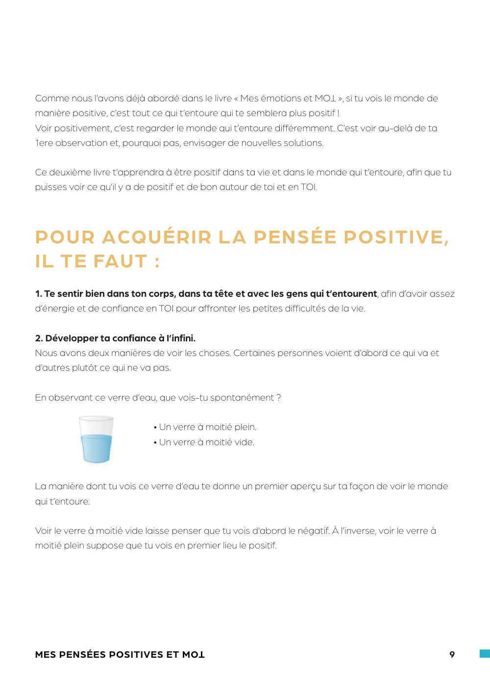 Extrait Tome 2, Pensées Positives